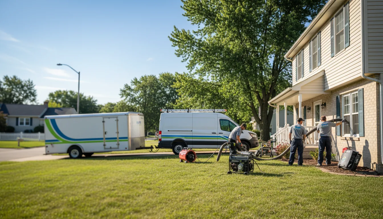Flooded Basement Restoration And Cleanup With Repair in Frankfort, KS near me